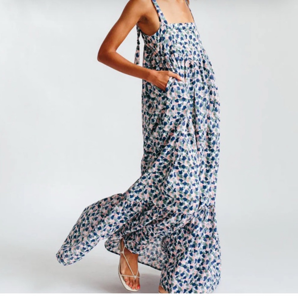 Mirth SizeL cotton lined Maxi Dress